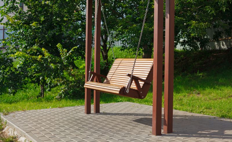 Wooden Swing Set Installation